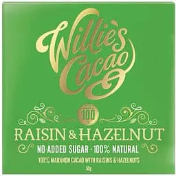 Шоколад черный Willie's Cacao Изюм и фундук 50 г