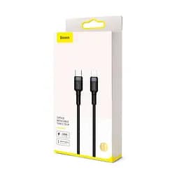Кабель Baseus Cafule Cable Type-C to lightning PD 18W 1 м Сірий+Чорний - мініатюра 2