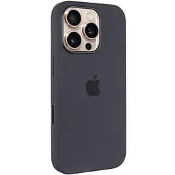 Чохол Epik Silicone case AAA with Magsafe and Animation button для Apple iPhone 16 Pro Max 6.9 Black
