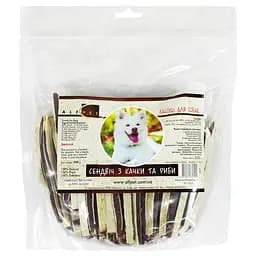 Лакомство для собак AlfPet Сэндвич из утки и рыбы 500 г