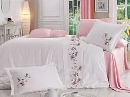Комплект постельного белья Anetta с вышивкой Dantela Vita Евро pbe0041997