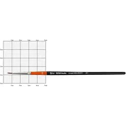 Пензель колонок круглий 311 №00 коротка ручка Rosa Studio