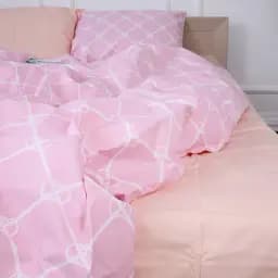 Простирадло MirSon Бязь 17-4770 Saint Etienne 150х220 см рожеве (2200008961343)