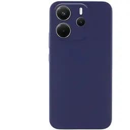Чохол Lakshmi Silicone Cover Full Camera (AA) для Xiaomi Redmi Note 14 4G (Int. version) Синій / Midnight Blue