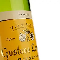 Вино Gustave Lorentz Riesling Reserve, біле, сухе, 12%, 0,75 л (1123230) - мініатюра 3