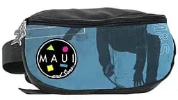 Сумка на пояс бананка Paso MAUJ-510 Синя із чорним