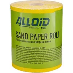Наждачний папір Alloid Building Tools на паперовій основі 115мм х 10м зерно 40 (SP-10040) - мініатюра 3