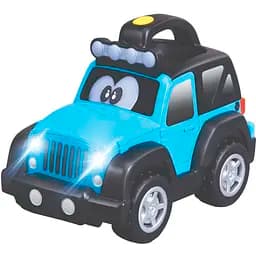Автомодель Bb Junior Jeep Wrangler со световыми и звуковыми эффектами голубой (16-81202)