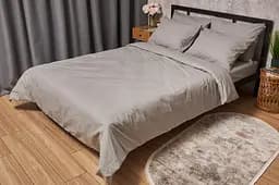 Комплект постельного белья Moon&Star King Size 220x240 наволочки 4х70х70 Gray Бязь Gold Люкс