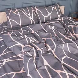 Комплект постільної білизни Mirson Silver Branch бязь 175х210 см (2200013007838)