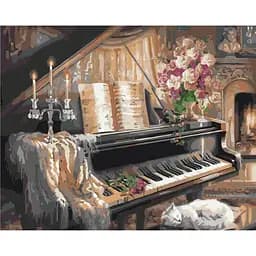 Картина по номерам на підрамнику Brushme Комфорт Бетховена