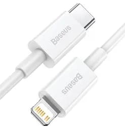 Кабель Baseus Superior Series Fast Charging Cable Type-C to Lightning PD 20W 1.5m CATLYS-B02 White - мініатюра 5