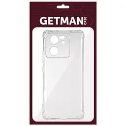 TPU чохол GETMAN Ease logo посилені кути Full Camera для Xiaomi 13T / 13T Pro Безбарвний (прозорий) - мініатюра 6