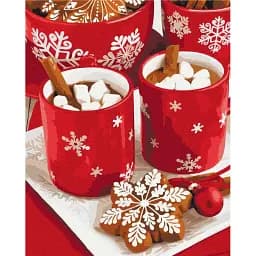 Картина по номерам Brushme Снежное какао 40x50 см