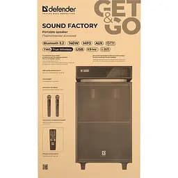 Акустична система 2.0 Defender Sound Factory, 140Вт Bluetooth/USB/TF/FM/15",LED, wooden (65093) - мініатюра 7
