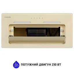 Витяжка повновбудована Minola HBI 6873 IV GLASS 1200 LED Line - мініатюра 5