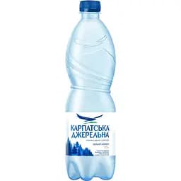 Вода мінеральна Карпатська Джерельна сильногазована 0.5 л