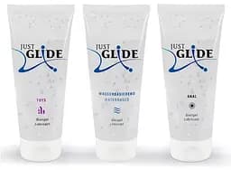 Набір лубрикантів Just Glide прозорий 3х200 мл - мініатюра 2