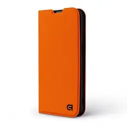 Чехол-книжка для Apple iPhone 17 Pro Max, OneFold Case, оранжевый, из экокожи (PU) и TPU, с магнитом, с подставкой и отделением для карт, трансформируется в подставку, противоударный, защита всего корпуса, ArmorStandart (ARM88740) - мініатюра 2