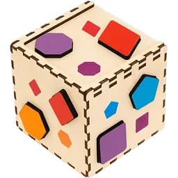 Кубик-сортер GoodPlay Цветная фигурка (CUB-4-002)