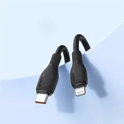 Кабель Baseus Pudding Series Fast Charging Cable Type-C to Lightning 20W 1.2m P10355701111-00 Black - мініатюра 3