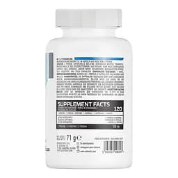 L-тирозин OstroVit L-Tyrosine 500 mg, 120 капсул для підтримки щитовидної залози - мініатюра 2