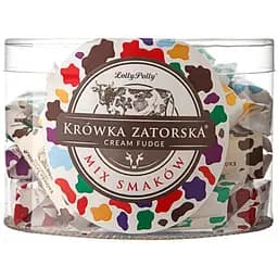 Цукерки Krowka Zatorska Іриски вершкові асорті 350 г