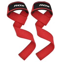 Лямки для тяги RDX W1 Gym Single Strap Red Plus (WAN-W1R+)