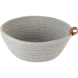 Кошик плетений МВМ My Home (MVM) TH-33 M 20х7.5 cм сірий (TH-33 M GRAY)