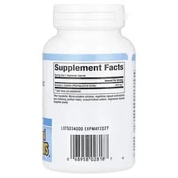 N-ацетил-L-цистин Natural Factors N-Acetyl-L-Cysteine 600 mg, 60 вегакапсул для антиоксидантной поддержки - мініатюра 2