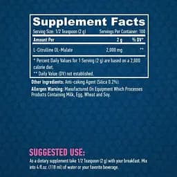 Цитрулін малат Haya Labs Citrulline Malate Sports 200 г - мініатюра 3