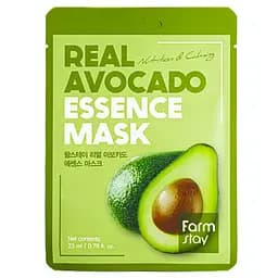 Тканевая маска для лица восстанавливающая FarmStay Real Avocado 23 мл