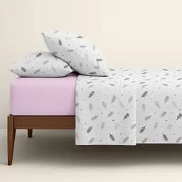 Комплект постільної білизни Cosas Frost branches CS6 Сімейний сірий (FrostBranches_El180x30-106LilacHaze_160x2) - мініатюра 2
