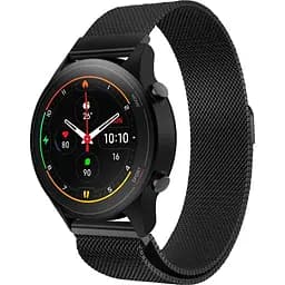 Ремінець міланська петля для BeWatch Xiaomi Mi Watch 22 мм Чорний (1020201.A21)