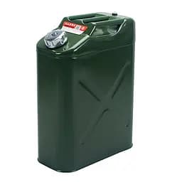 Каністра для палива Merlion YTHSFV20L, металева з клапаном + гнучка лійка, 20 л