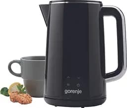 Gorenje Електрочайник, 1.7 л, підвійні стінки, LED дисплей, Strix контроль, чорний - мініатюра 7