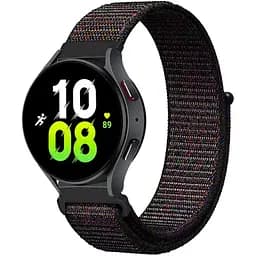 Ремінець Universal Nylon 22 mm Samsung/Amazfit/Huawei Black