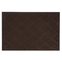 Килимок придверний Eco Fabric Смужки без кромки коричневий 60 х 90 см (6090-009) - мініатюра 3