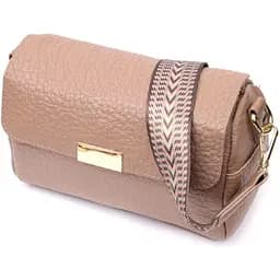 Кожаная женская сумка Vintage с оригинальной плечевой лямкой 20.5х13х9.5 см sum0029004