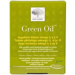 Жирні кислоти New Nordic Green Oil Omega 3-6-9, 60 капсул