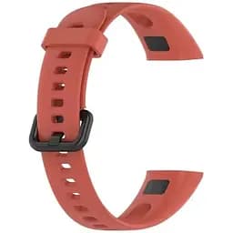 Силиконовый ремешок Primo для фитнеса браслета Huawei Band 4 (ADS-B29) Light Red