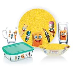 Набір дитячого посуду Luminarc Stationery, 5 предметів (P7866)