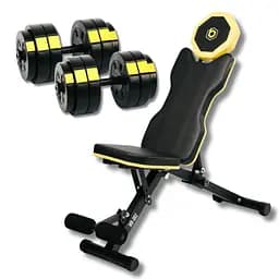 Набір Besport PowerPro гантелі 2х26кг з лавою WB-002 - мініатюра 15