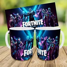 Набір дитячий Fortnite рюкзак 36х27см сумка-бананка, кружка з принтом для хлопчика (01601) - мініатюра 9