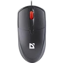 Миша Defender Icon MB-057 чорний USB оптична 1000 dpi 3 кнопок кабель 1.8 м (52057)