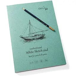 Блокнот-склейка для рисунку SM-LT Art Authentic А4 90г/м2 120л білий колір - мініатюра 2