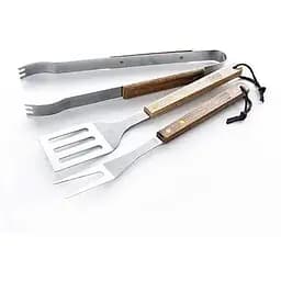 Набор инструментов для барбекю Сила на блистере38 см 3 шт.