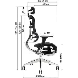 Офісне крісло GT Racer X-801L (W-85), синє (X-801L Blue (W-85)) - мініатюра 9