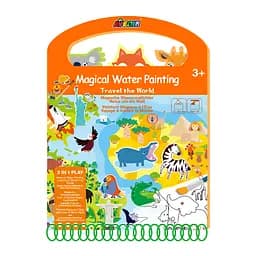 Набор для творчества Avenir Путешествие по миру 3 в 1, водяная раскраска (CH201740)