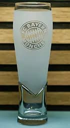 Пивний келих крафтовий 440 мл ФК Bayern München Бавария з гравіюванням подарунок для фаната футбольна кружка матовий